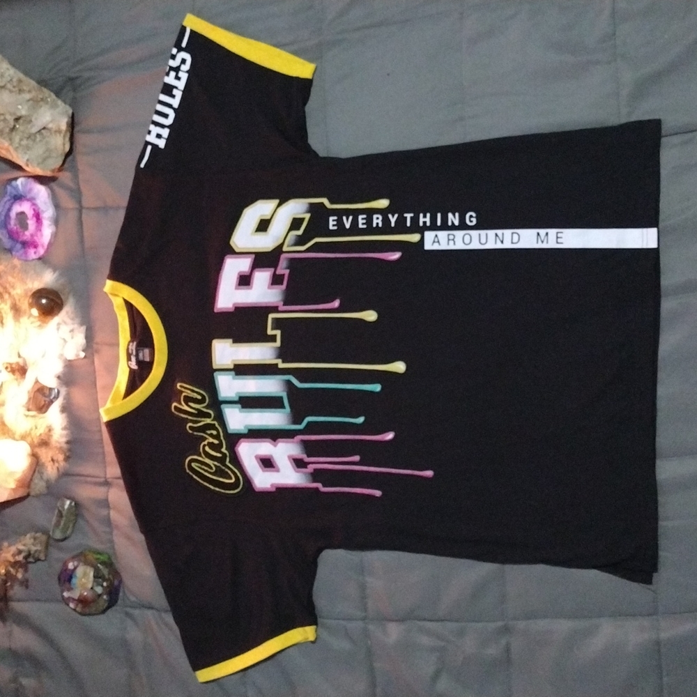 Cash rules everything around me cash hustles one color Nation 2XL t-shirt